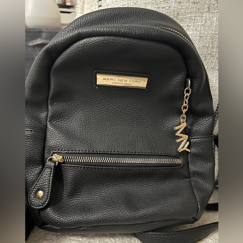 Marc New York Black Mini Backpack